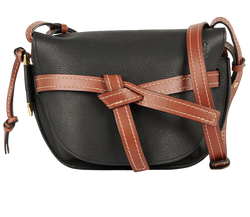Small Gate, Leather, Black/Brown, 521921, E/DB, 2*